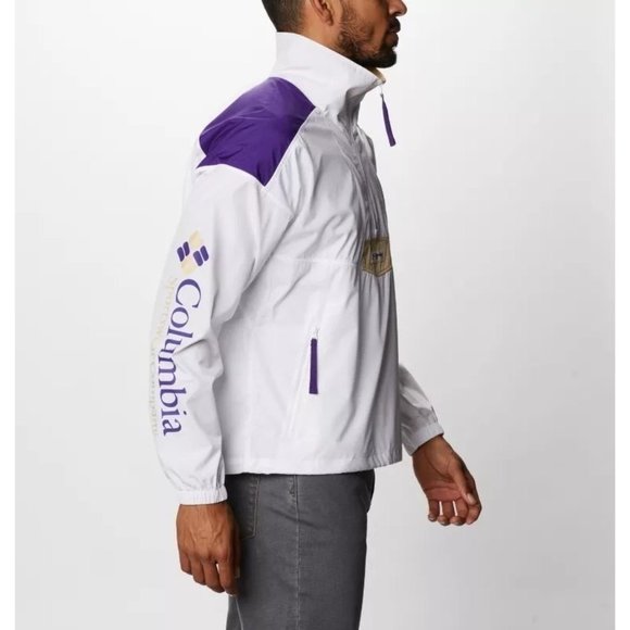 NEW Univ. of Washington Huskies Columbia Pullover Water/Wind Resistant Men's 2XL - Picture 3 of 9